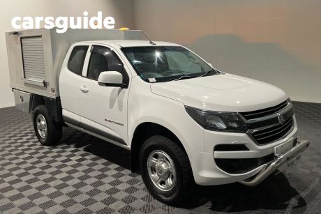 White 2018 Holden Colorado Space Cab Chassis LS (4X4)