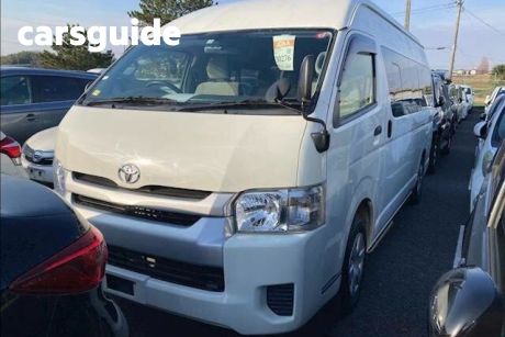 White 2018 Toyota HiAce Commercial Commuter