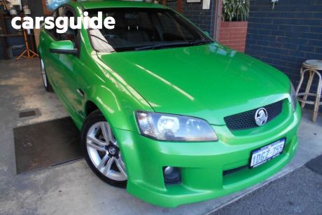 Green 2010 Holden Commodore Sedan SV6