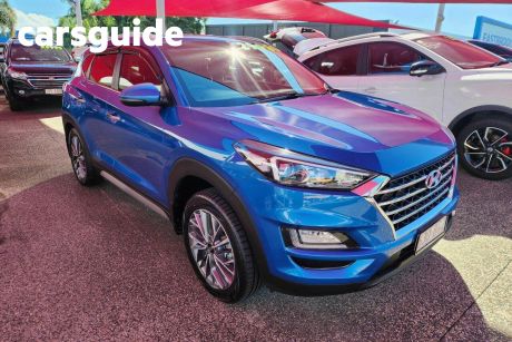 Blue 2020 Hyundai Tucson Wagon Elite (2WD)