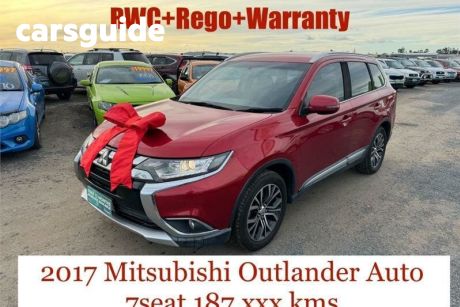 Red 2017 Mitsubishi Outlander Wagon LS (4X2)
