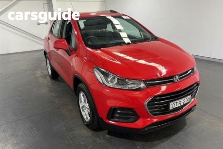 Red 2017 Holden Trax Wagon LS
