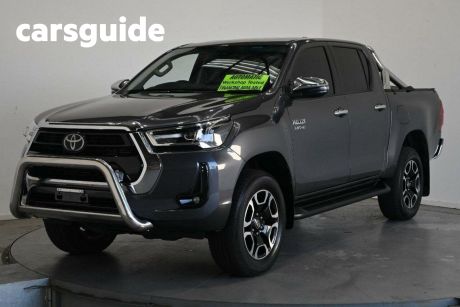 Grey 2021 Toyota Hilux Double Cab Chassis SR5 (4X4)