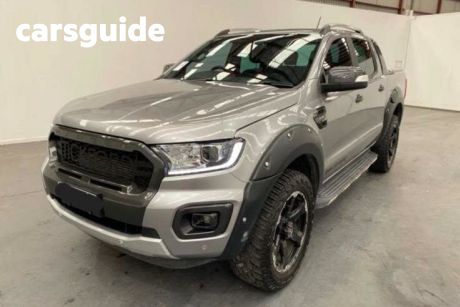 Silver 2021 Ford Ranger Double Cab Pick Up Wildtrak 2.0 (4X4)