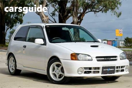 White 1997 Toyota Starlet Hatchback Group X