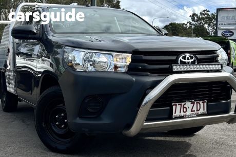 Grey 2018 Toyota Hilux Cab Chassis Workmate