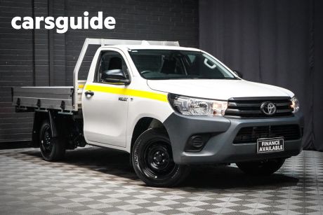 White 2023 Toyota Hilux Cab Chassis Workmate (4X2)