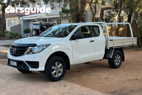White 2020 Mazda BT-50 Freestyle Cab Chassis XT (4X2) (5YR)