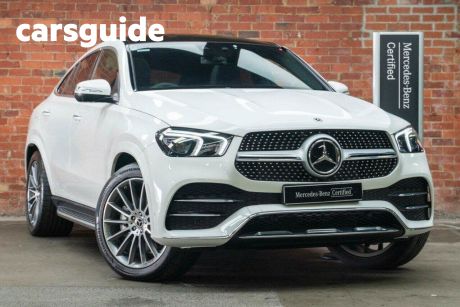 White 2023 Mercedes-Benz GLE Coupe 450 4Matic (hybrid)
