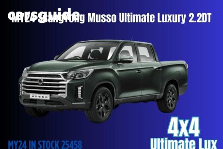 Green 2023 Ssangyong Musso XLV Crew Cab Pickup Ultimate LUX