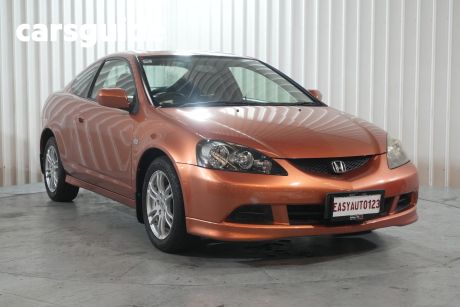 Orange 2005 Honda Integra Coupe Luxury