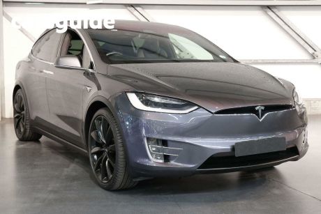 Grey 2018 Tesla Model X Wagon P100D (100XP)