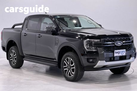 Black 2023 Ford Ranger Double Cab Pick Up Sport 3.0 (4X4)