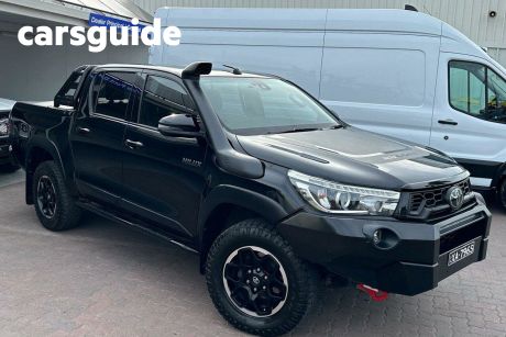 Black 2019 Toyota Hilux Double Cab Pick Up Rugged X (4X4)