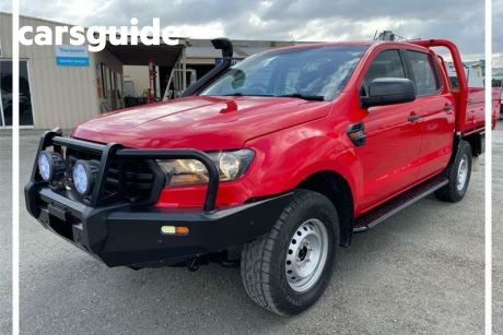 Red 2018 Ford Ranger Double Cab Chassis XL 3.2 (4X4)