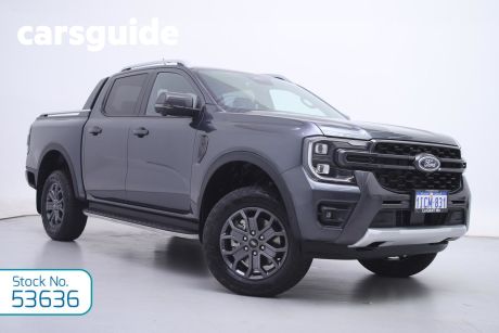 Grey 2023 Ford Ranger Double Cab Pick Up Wildtrak 3.0 (4X4)