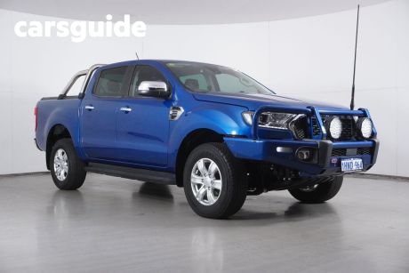 Blue 2021 Ford Ranger Double Cab Pick Up XLT 2.0 (4X4)