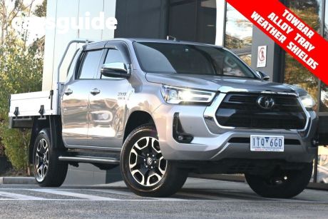 Silver 2021 Toyota Hilux Double Cab Pick Up SR5 (4X4)