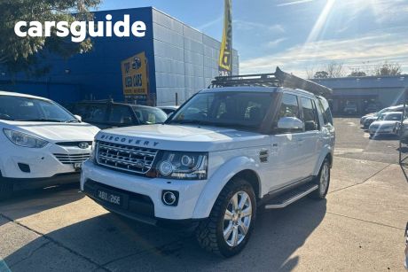 White 2014 Land Rover Discovery 4 Wagon 3.0 SDV6 HSE