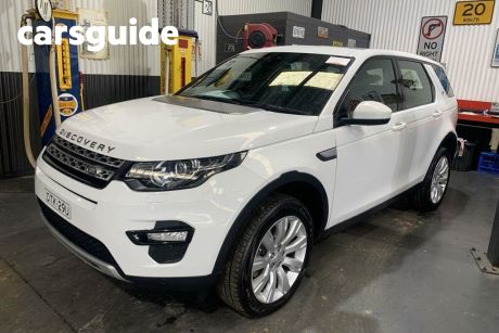 White 2018 Land Rover Discovery Sport Wagon SD4 (177KW) HSE 7 Seat