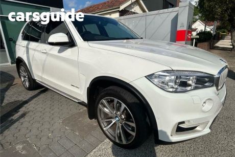 White 2015 BMW X5 Wagon xDrive40d