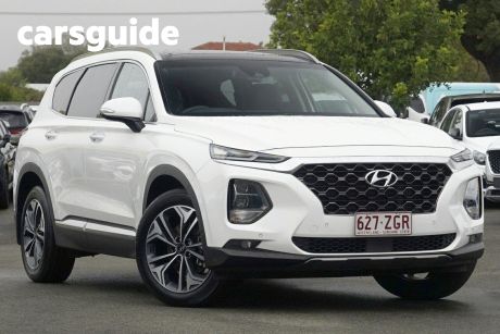White 2019 Hyundai Santa FE Wagon Highlander