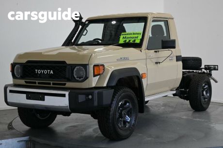 Gold 2024 Toyota Landcruiser 70 Series Cab Chassis LC79 GXL