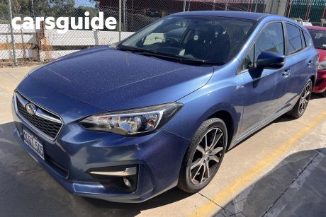 Blue 2018 Subaru Impreza Hatchback 2.0I-L (awd)