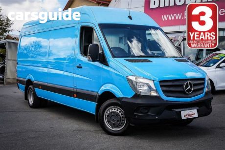 Blue 2015 Mercedes-Benz Sprinter Commercial 516CDI High Roof LWB 7G-Tronic