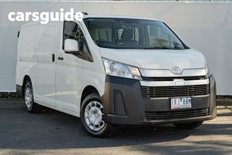 White 2019 Toyota HiAce Van LWB Courier Pack
