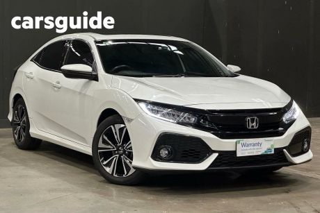 White 2017 Honda Civic Hatch VTi-LX