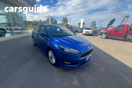Blue 2017 Ford Focus Hatchback Sport
