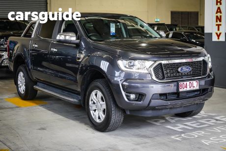 Grey 2021 Ford Ranger Double Cab Chassis XLT 2.0 (4X4)