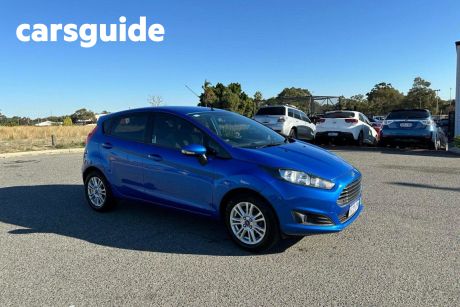 Blue 2016 Ford Fiesta Hatchback Trend