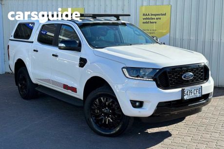 White 2019 Ford Ranger Double Cab Pick Up FX4 2.0 (4X4) Special Edition