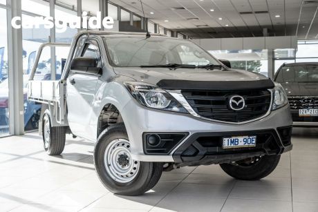 Silver 2018 Mazda BT-50 Cab Chassis XT (4X2)