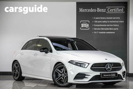 White 2018 Mercedes-Benz A-CLASS Hatch A250 DCT 4MATIC