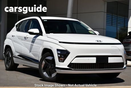 White 2024 Hyundai Kona Wagon Electric STD Range