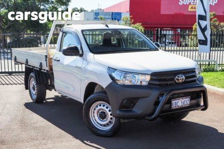 White 2021 Toyota Hilux Cab Chassis Workmate HI-Rider