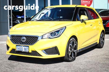 Yellow 2020 MG MG3 Auto Hatchback Excite (with Navigation)