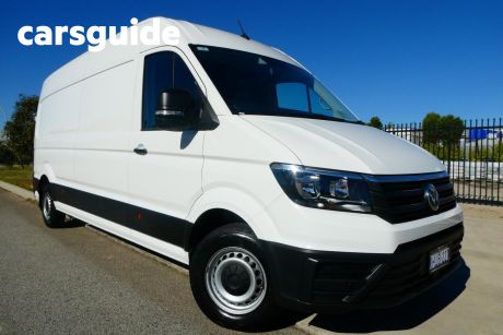 White 2021 Volkswagen Crafter Commercial 35 High Roof LWB FWD TDI340