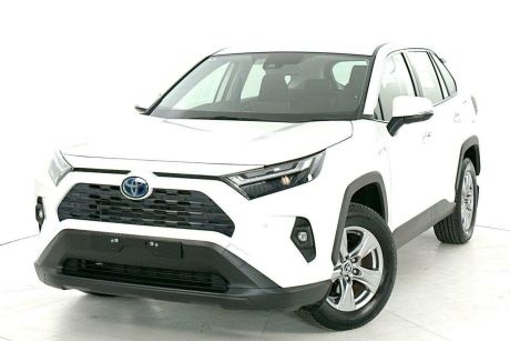 White 2022 Toyota RAV4 Wagon GX (2WD) Hybrid