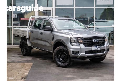 Silver 2023 Ford Ranger Double Cab Chassis XL 2.0 (4X4)