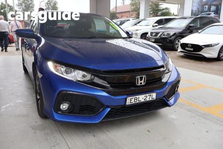 Blue 2019 Honda Civic Hatchback VTI-S
