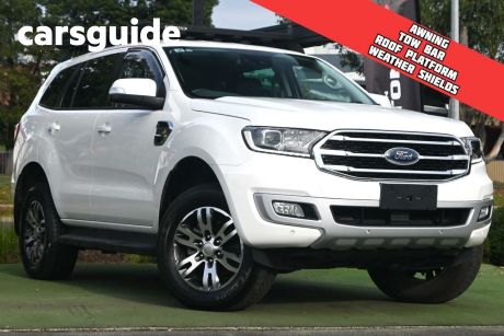 White 2020 Ford Everest Wagon Trend (4WD)