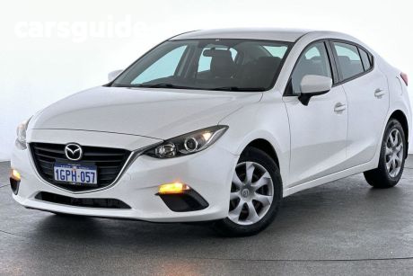 White 2014 Mazda 3 Sedan NEO