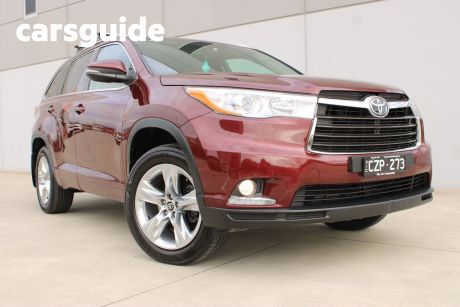 Red 2016 Toyota Kluger Wagon Grande 2WD