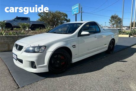 White 2011 Holden Commodore Utility SS