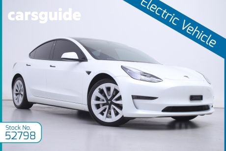 White 2021 Tesla Model 3 Sedan Long Range AWD