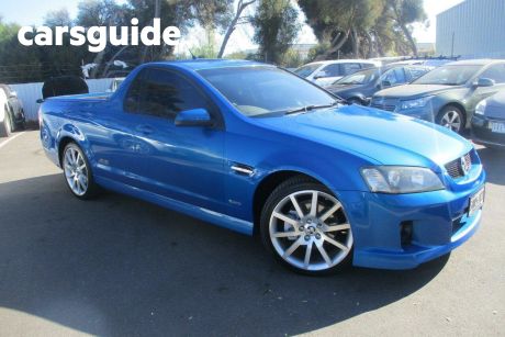 Blue 2009 Holden Commodore Utility SS-V